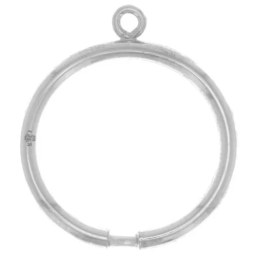 Bague fine réglable avec 1 anneau - Taille 54 à 58 - Argent 925 x1