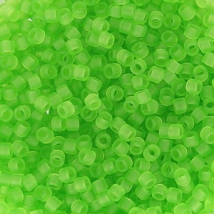 Miyuki Delica 11/0 DB1266 - Mat Transparent Lime x 8g