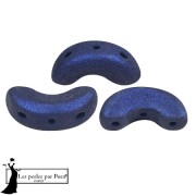 Perles en verre Arcos® par Puca® 5x10 mm - Trendy Night Blue Mat x10g