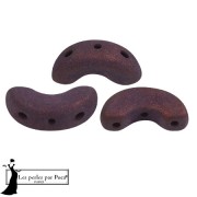 Perles en verre Arcos® par Puca® 5x10 mm - Trendy Plum Mat x10g|raw }}