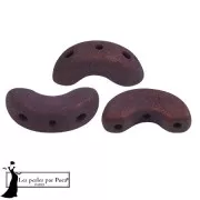 Perles en verre Arcos® par Puca® 5x10 mm - Trendy Plum Mat x10g