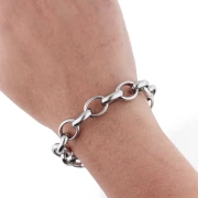 Chaîne maille Forçat 12 mm - Acier inoxydable 304 x50cm