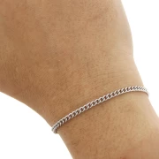 Chaîne maille Rombo 2.9 mm maillons ouverts - Acier inoxydable 316L x1m