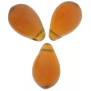 Gouttes 6x9 mm Smoked Topaz  x25