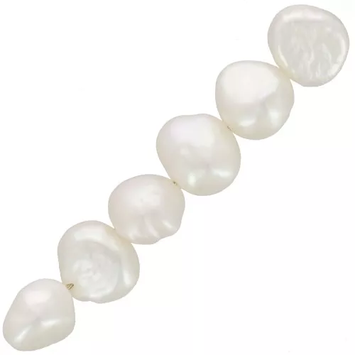 Perles d'eau douce baroques irrégulières - Grade AA - 7x8 mm x6