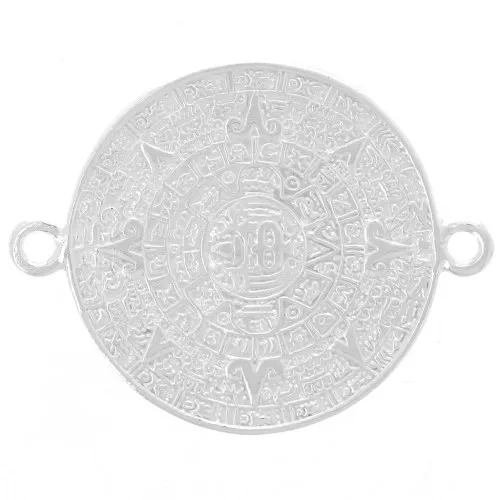 Intercalaire calendrier aztèque 21,5 mm en Argent 925 x1