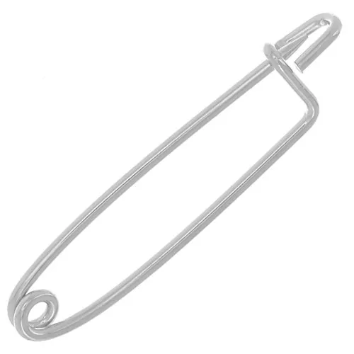Broche épingle à nourrice pour bijoux 31 mm - Argenté x1