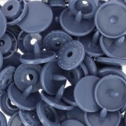Boutons pressions BabySnap type KAM ronds 12,4 mm Bleu Jean x30|raw }}