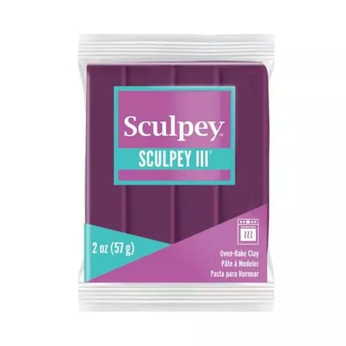 Pâte Sculpey III 57 gr - Plum (n°76)