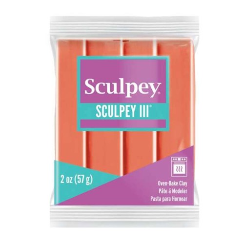 Pâte Sculpey III 57 gr - Coral (n°85)