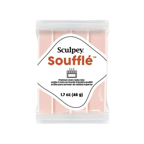 Pâte Sculpey Soufflé 48 gr - Almond Rose (n°6055)