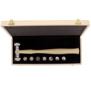 Marteau avec 9 embouts pour texturiser le métal x1