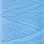 Bobine de fil ciré Linhasita pour micro macramé 0.35 mm - Bleu maya (1443) x448m
