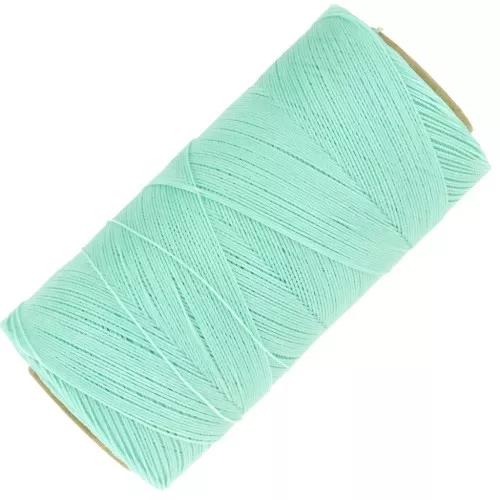 Bobine de fil ciré Linhasita pour micro macramé 0.35 mm - Mint Green (1444) x448m