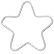 Intercalaire étoile 22 mm - Argent 925 x1