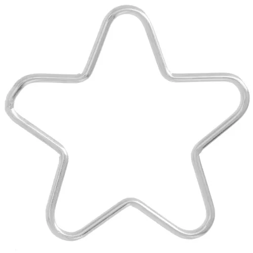 Intercalaire étoile 22 mm - Argent 925 x1
