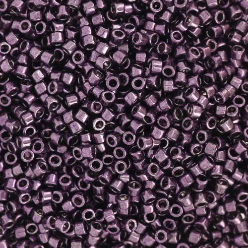 Miyuki Delica 11/0 DB0455 - Dark Plum Galvanized x8g