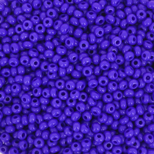 Perles rocailles Preciosa 11/0 2 mm - Opaque Dark Sapphire x20g