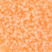 Perles rocailles Preciosa  11/0 2 mm - Solgel - Orange 1 Dyed Alabaster x20g