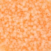 Perles rocailles Preciosa  11/0 2 mm - Solgel - Orange 1 Dyed Alabaster x20g