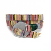 Fermoir ovale 14x12 mm pour lacet 5 mm Placage Argent fin vieilli x1