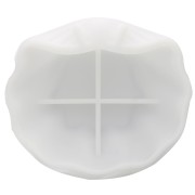 Moule silicone pour réaliser une coupelle forme coquillage 14x16 cm - Transparent