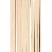 Cales en bois pour pâte polymère - 3 mm à 10 mm - Naturel x8