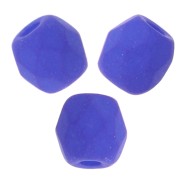 Facettes 3 mm Alabaster Neon Blue x50