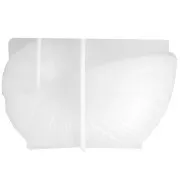 Moule en silicone pour réaliser un vase en forme de coquillage 13.5x7.5 cm x1