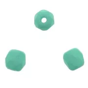 Facettes 3 mm Alabaster Saturated Teal x50