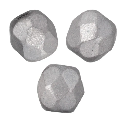 Facettes 3 mm Alabaster Pastel Light Grey x50