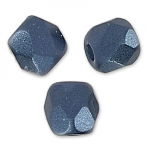 Facettes 3 mm Alabaster Pastel Montana Blue x50