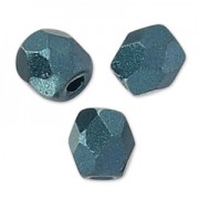 Facettes 3 mm Alabaster Pastel Petrol x50|raw }}