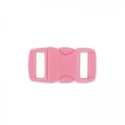 Fermoir à clipser phosphorescent 10 mm Light Rose x 1