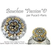 Perles en verre Lipsi® par Puca® 4x6 mm - Light Citrus AB x10g