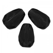 Perles poires facettées 10x7 mm - Jet x20