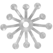 Coupelles fleurs 14 mm - Acier inoxydable 304L x6|raw }}