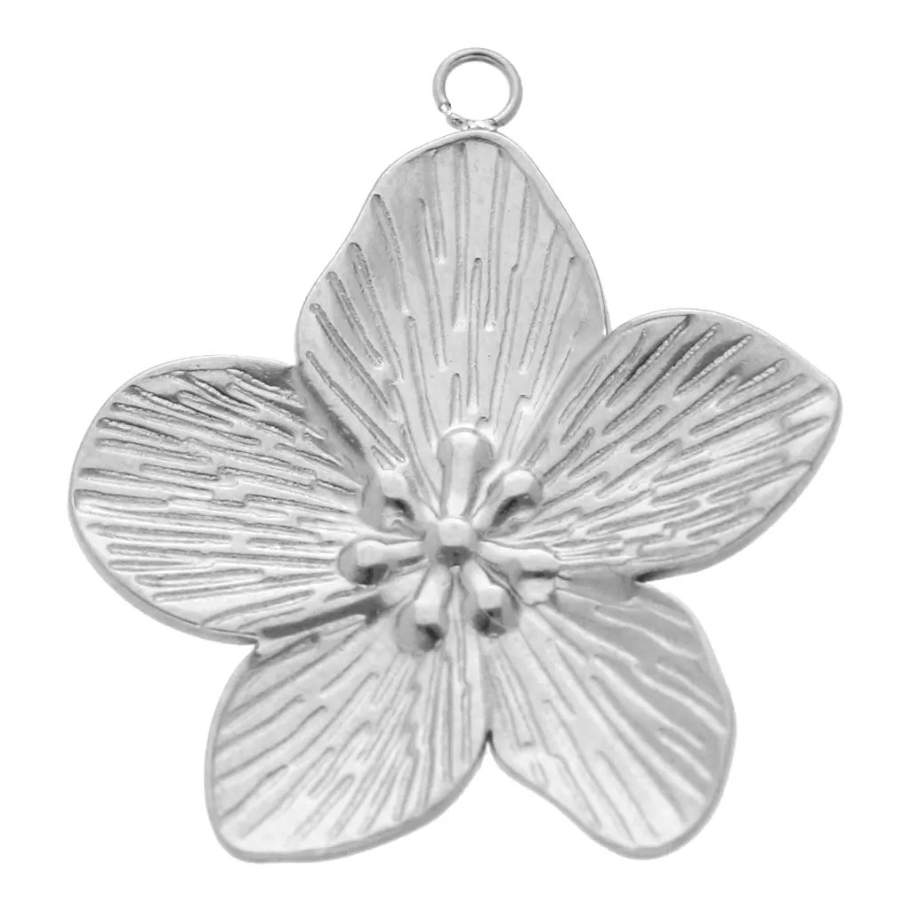 Breloques Creation Bijoux Lot De 50 Breloques En Forme De Fleur De Cerisier En émail Pour Fabrication De Bijoux Pour Collier, Bracelet, 14 X 17 Mm, 5 Couleurs, Métal, Pas De Gemme Breloque Maille Marine
