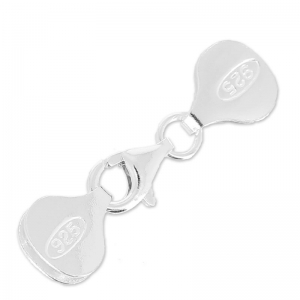 Fermoir mousqueton  9 mm pour Miyuki 11/0 6 rangs en Argent 925 x1