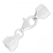 Fermoir mousqueton  9 mm pour Miyuki 11/0 4 rangs en Argent 925 x1|raw }}