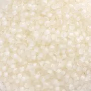 Rocaille Miyuki 11/0 1920 - Semi-Frosted White Lined Crystal x8g