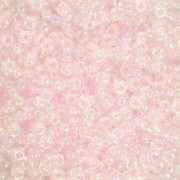 Rocaille Miyuki 11/0 265 - Transparent Pale Pink AB x8g