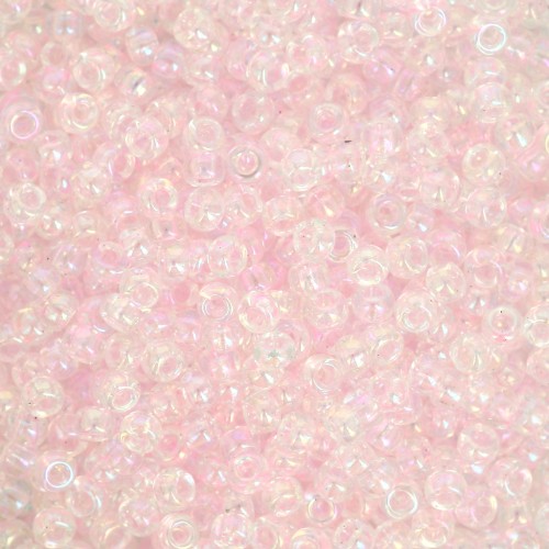 Rocaille Miyuki 11/0 265 - Transparent Pale Pink AB x8g