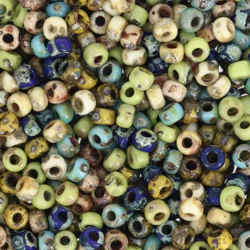 Mix de rocailles Miyuki 8/0 - Picasso Nature x8g