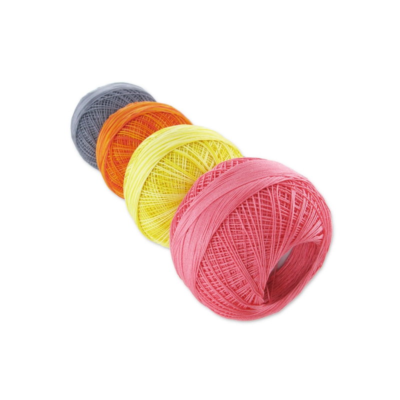 Fil à Tricoter 100% Coton Natura Fizz - Coloris 24 - Multicolore - Neuf
