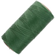 Bobine de fil ciré Linhasita pour micro macramé 0.35 mm - Dark Green (87) x448m