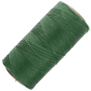 Bobine de fil ciré Linhasita pour micro macramé 0.35 mm - Dark Green (87) x448m