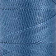 Bobine de fil ciré Linhasita pour micro macramé 0.35 mm - Denim Blue (119) x448m