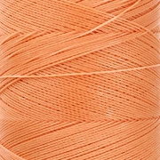 Bobine de fil ciré Linhasita pour micro macramé 0.35 mm - Orange clair (216) x448m