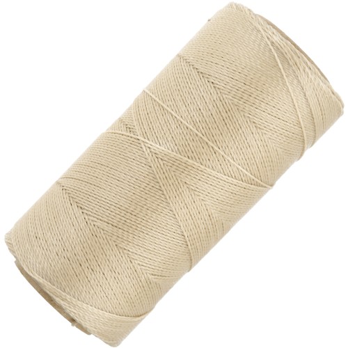Bobine de fil ciré Linhasita pour micro macramé 0.5 mm - Blond (483) x335m